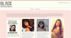 Desktop Screenshot of black-rencontres.com