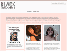 Tablet Screenshot of black-rencontres.com